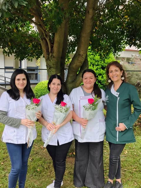 Funcionarias del Jardín Infantil UFRO al aire libre