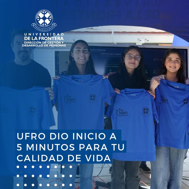 Funcionarias UFRO en el lanzamiento de un programa de calidad de vida